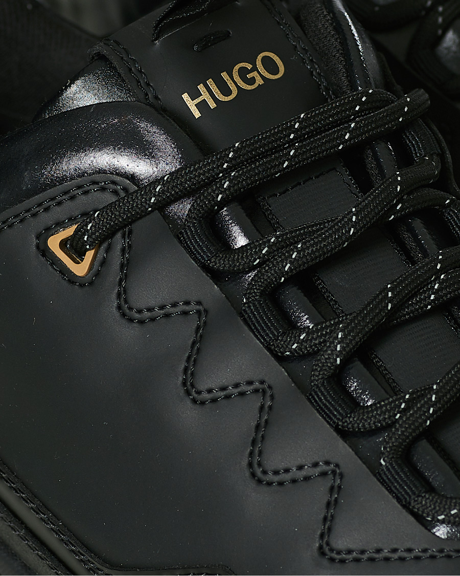 Herr | HUGO Block Running Sneakers Black | HUGO | Block Running Sneakers Black