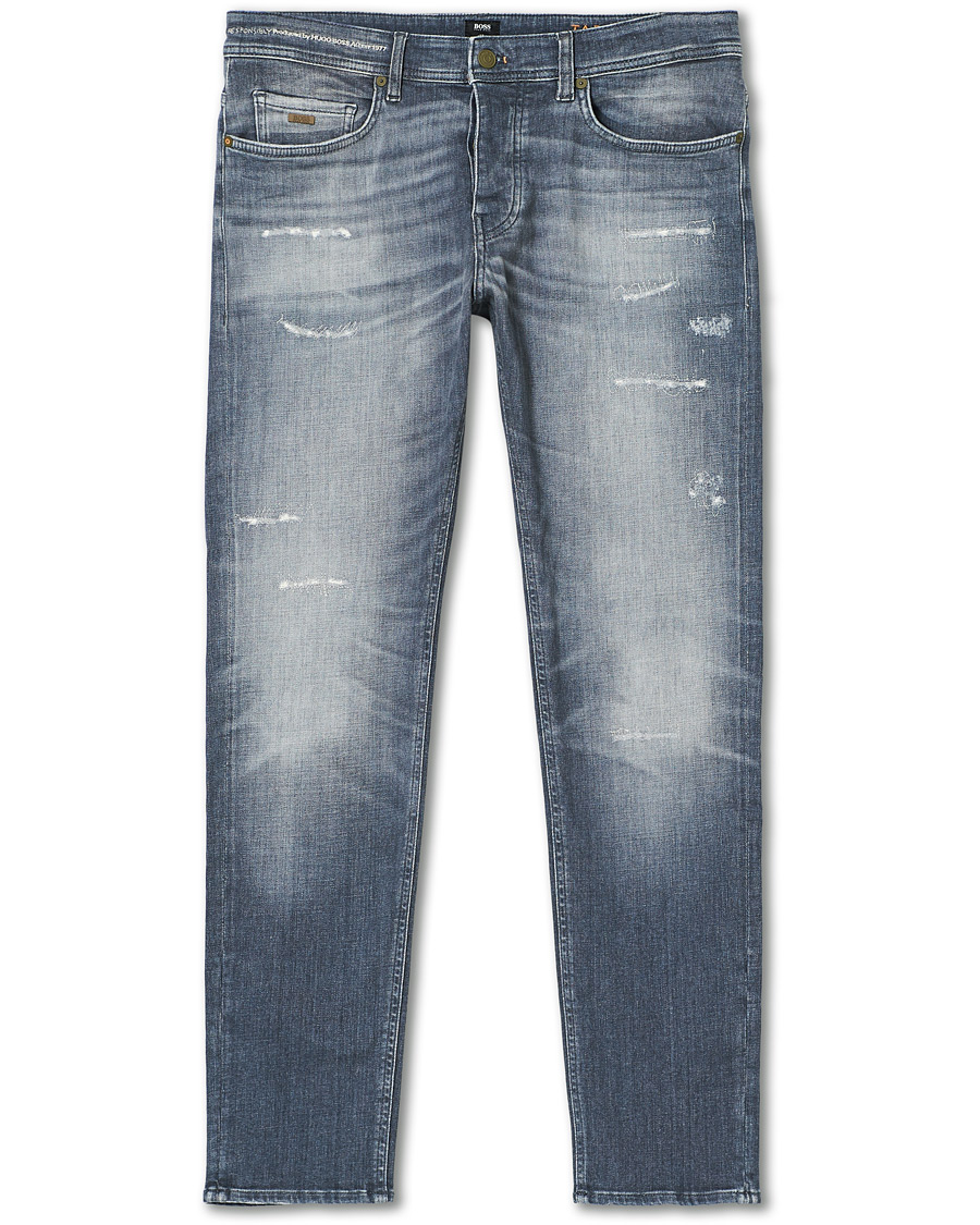 Herr | Jeans | BOSS ORANGE | BOSS Casual Taber Stretch Shredded Jeans Medium Grey