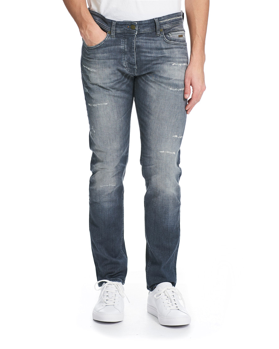 Herr | Jeans | BOSS ORANGE | BOSS Casual Taber Stretch Shredded Jeans Medium Grey