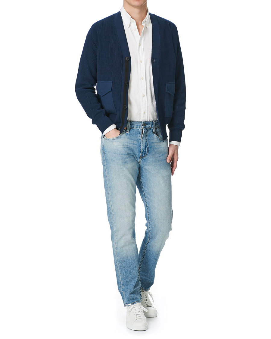 Herr | Tröjor | BOSS ORANGE | BOSS Casual Kardione Knitted Cardigan Dark Blue