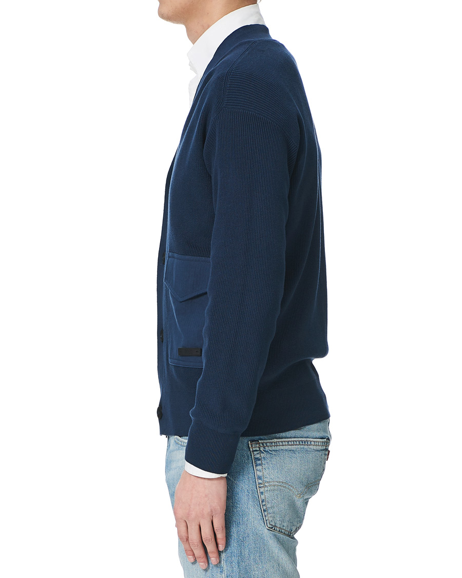 Herr | Tröjor | BOSS ORANGE | BOSS Casual Kardione Knitted Cardigan Dark Blue