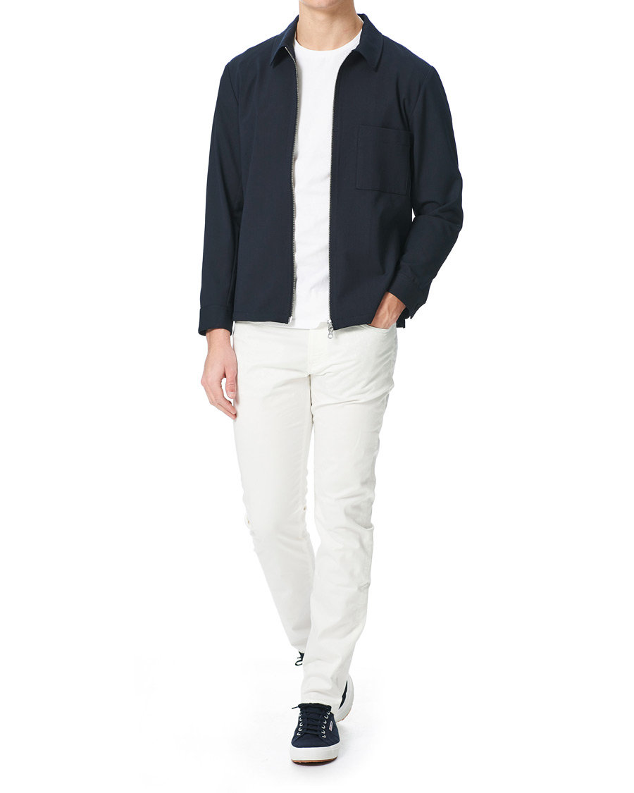 Herr | Byxor | BOSS BLACK | BOSS Delaware 5-Pocket Pants Open White