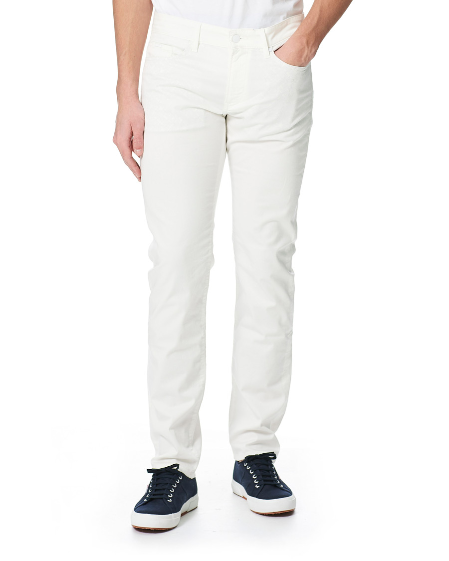 Herr | Byxor | BOSS BLACK | BOSS Delaware 5-Pocket Pants Open White
