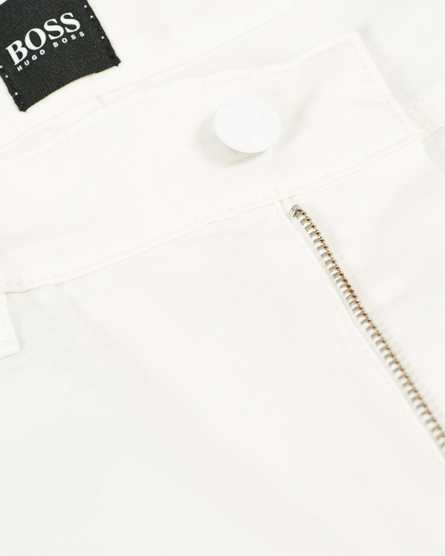 Herr | Byxor | BOSS BLACK | BOSS Delaware 5-Pocket Pants Open White