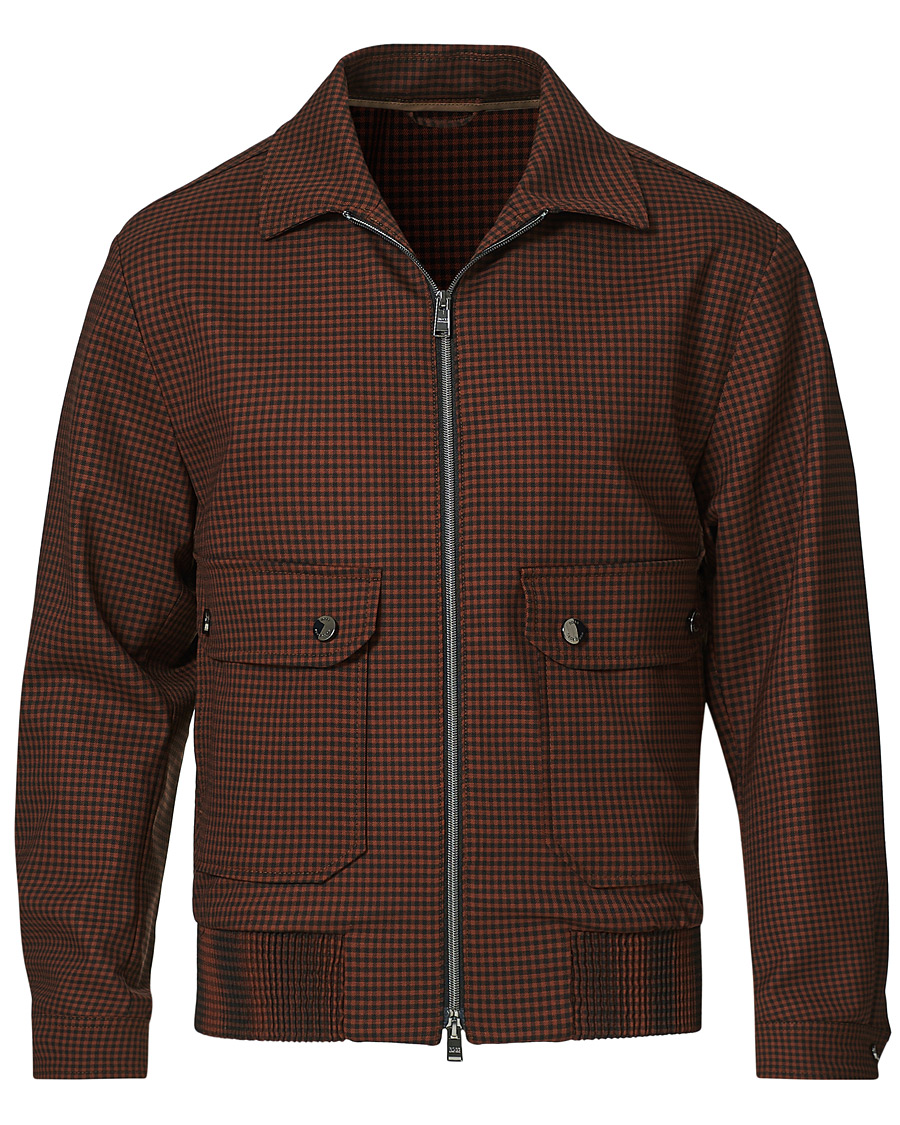 Herr | Jackor | BOSS BLACK | BOSS Narten Houndstooth Jacket Rust