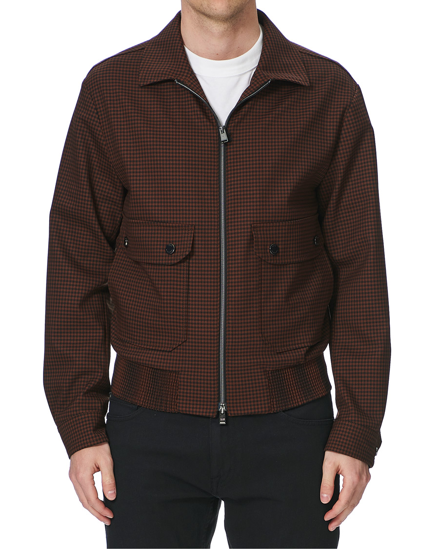 Herr | Jackor | BOSS BLACK | BOSS Narten Houndstooth Jacket Rust