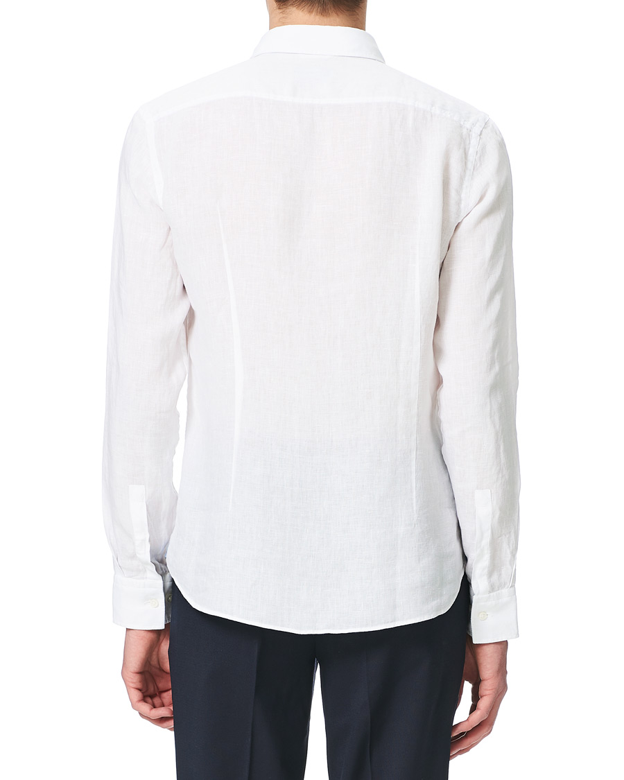 Herr | Skjortor | BOSS BLACK | BOSS Joy Linen Shirt White