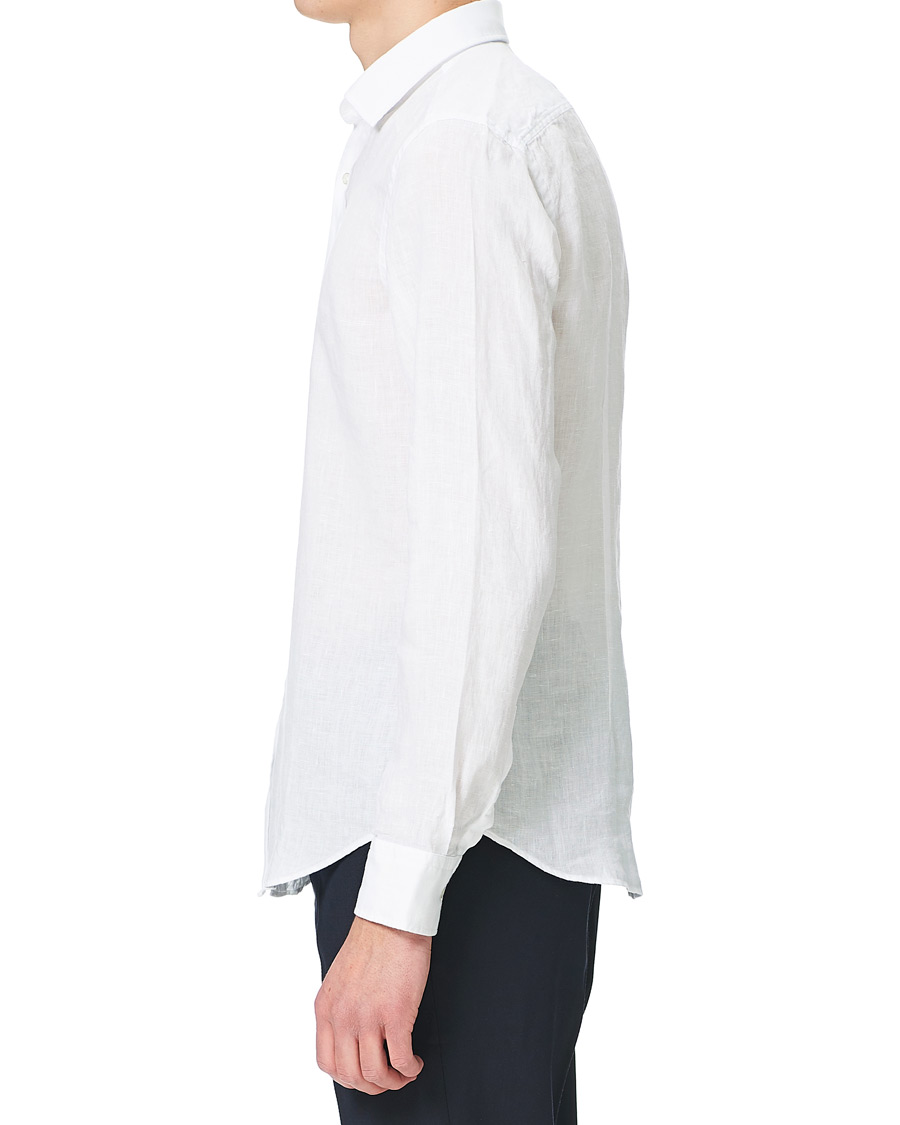 Herr | Skjortor | BOSS BLACK | BOSS Joy Linen Shirt White