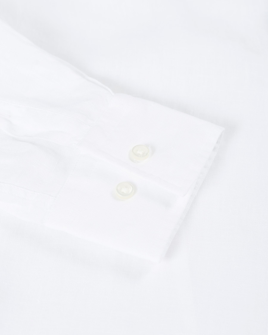 Herr | Skjortor | BOSS BLACK | BOSS Joy Linen Shirt White