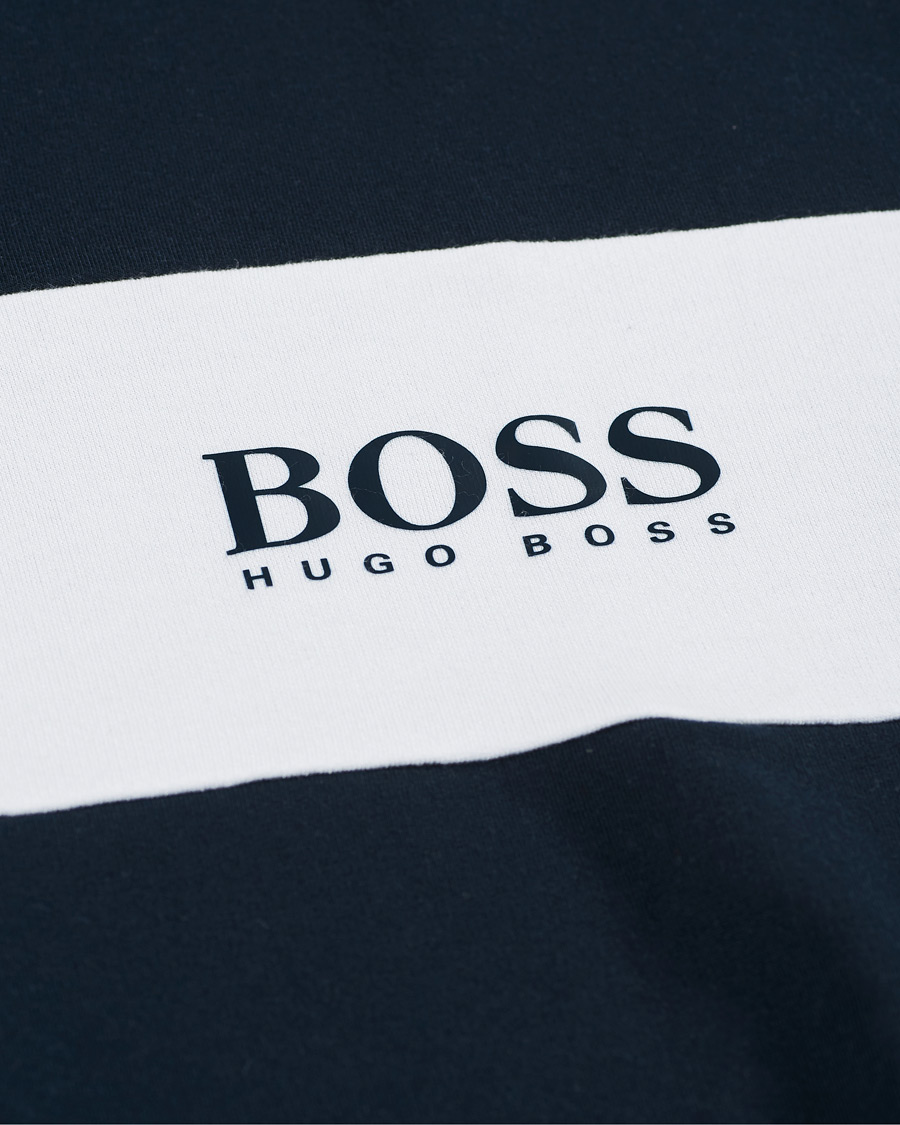 Herr | Tröjor | BOSS BLACK | BOSS Full Zip Hoodie Jacket Dark Blue