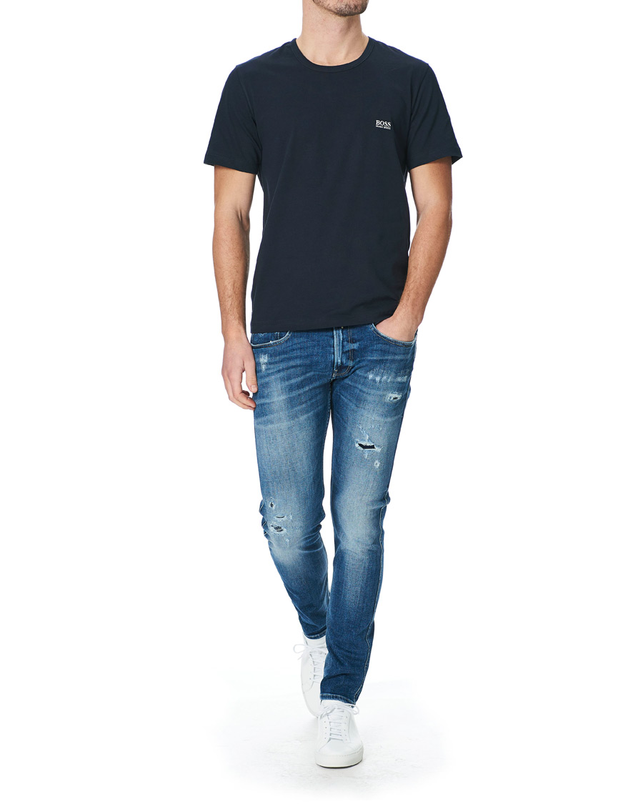 Herr | T-Shirts | BOSS BLACK | BOSS 3-Pack Crew Neck Tee Navy/Black/White
