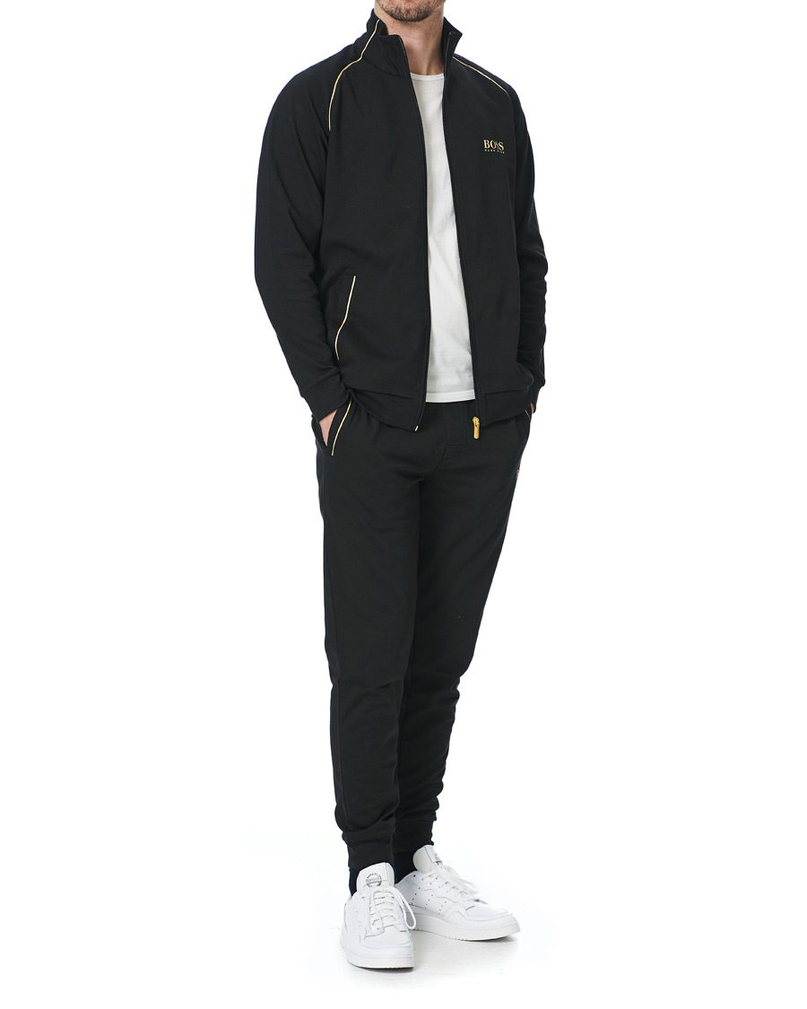Herr | Tröjor | BOSS BLACK | BOSS Tracksuit Full Zip Jacket Black