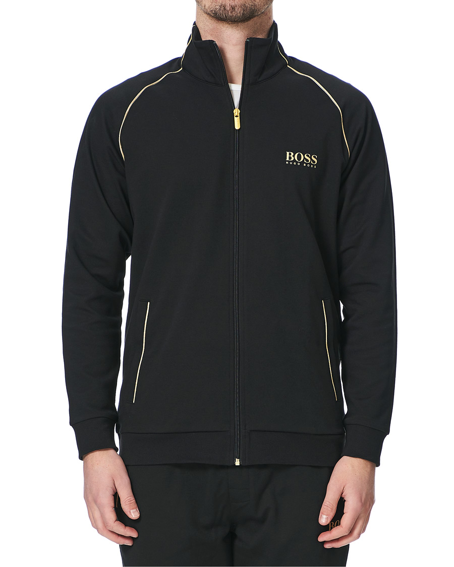 Herr | Tröjor | BOSS BLACK | BOSS Tracksuit Full Zip Jacket Black