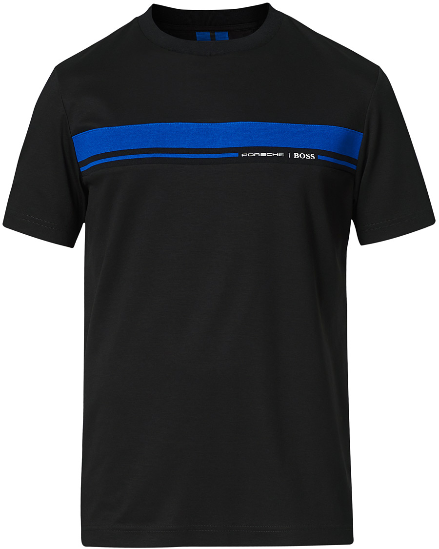 Herr | T-Shirts | BOSS BLACK | BOSS Porsche Capsule Tiburt Crew Neck Tee Black