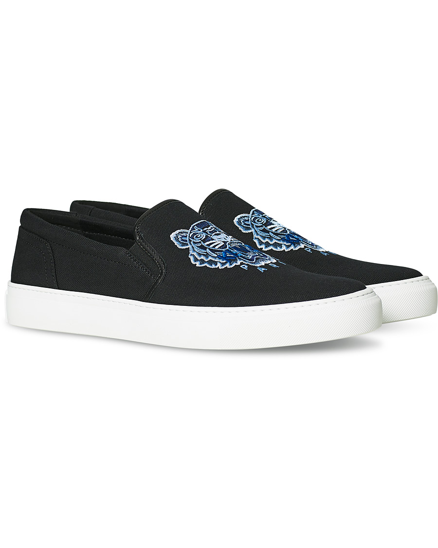 Herr | KENZO Tiger Slip On Sneaker Black | KENZO | Tiger Slip On Sneaker Black