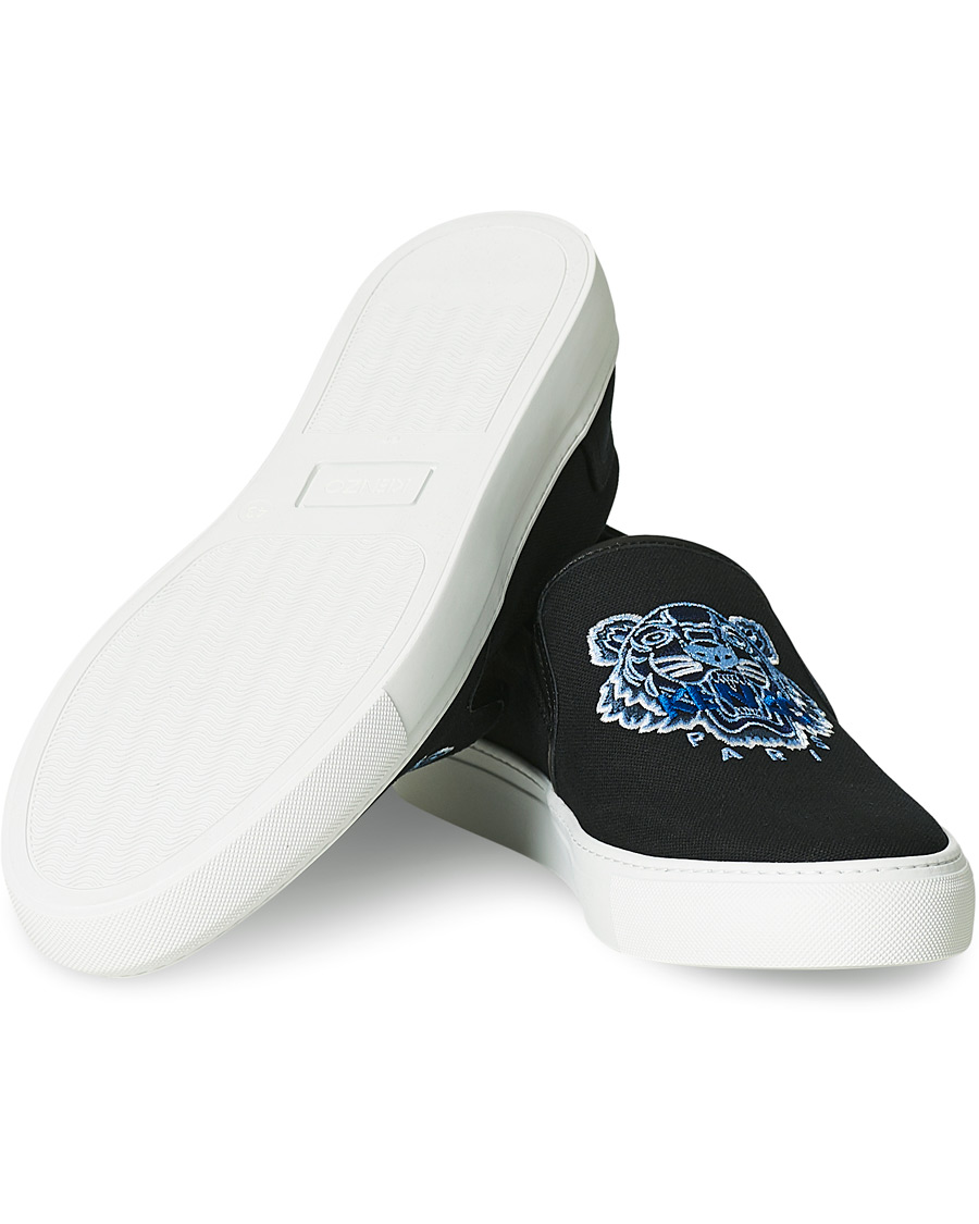 Herr | KENZO Tiger Slip On Sneaker Black | KENZO | Tiger Slip On Sneaker Black