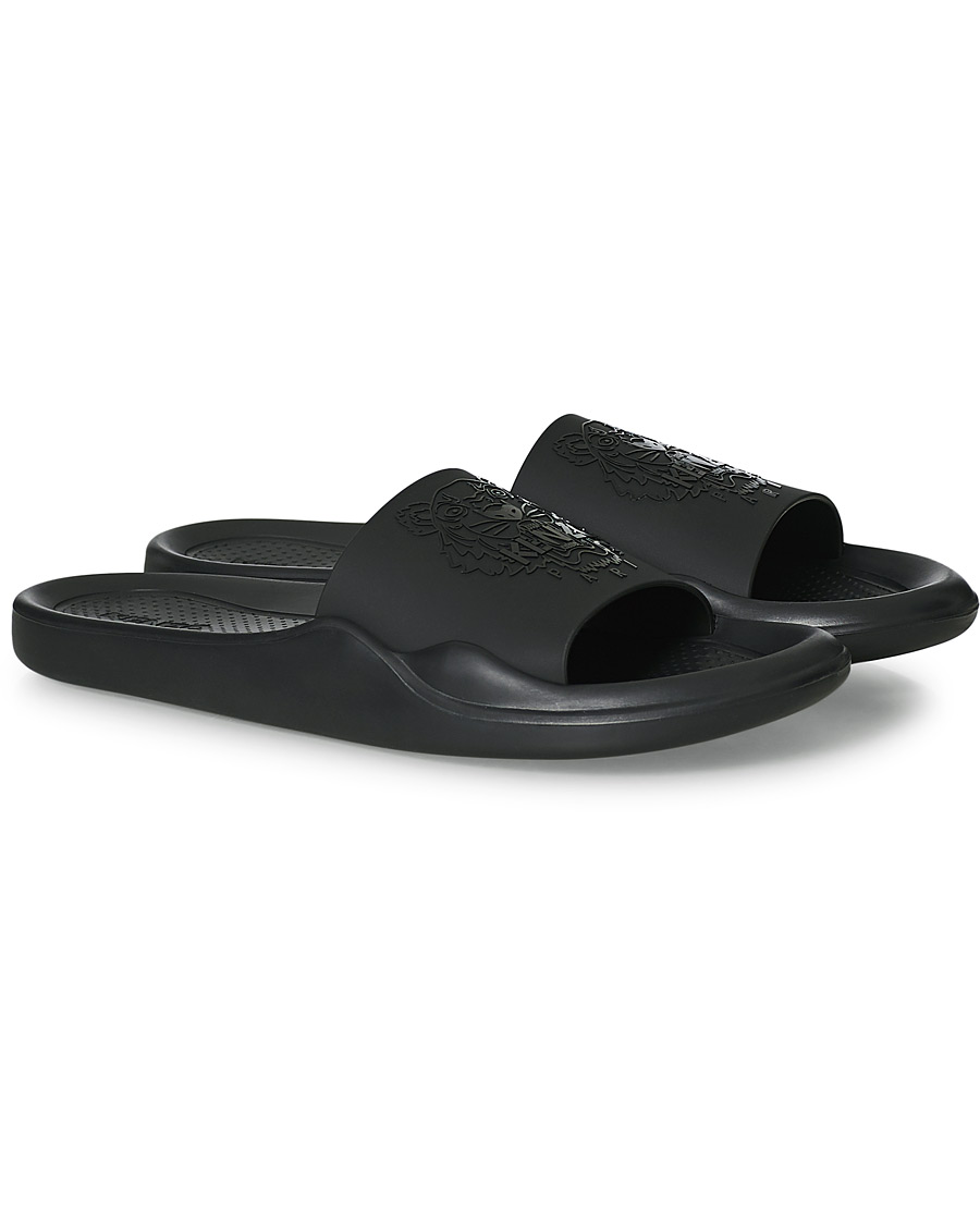 Herr | KENZO Pool Tiger Slides Black | KENZO | Pool Tiger Slides Black