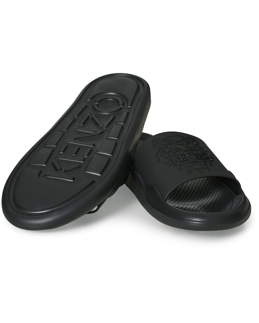 Herr | KENZO Pool Tiger Slides Black | KENZO | Pool Tiger Slides Black