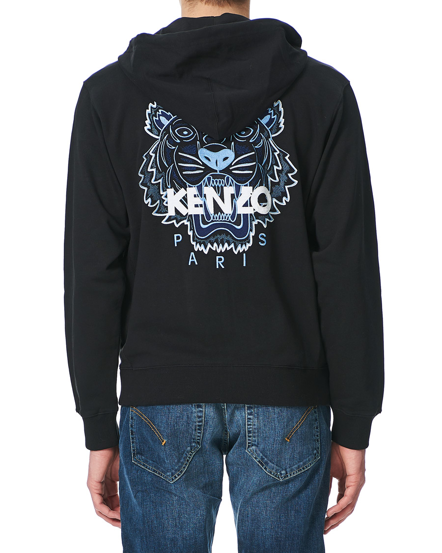 Herr | Tröjor | KENZO | Tiger Full Zip Hoodie Black