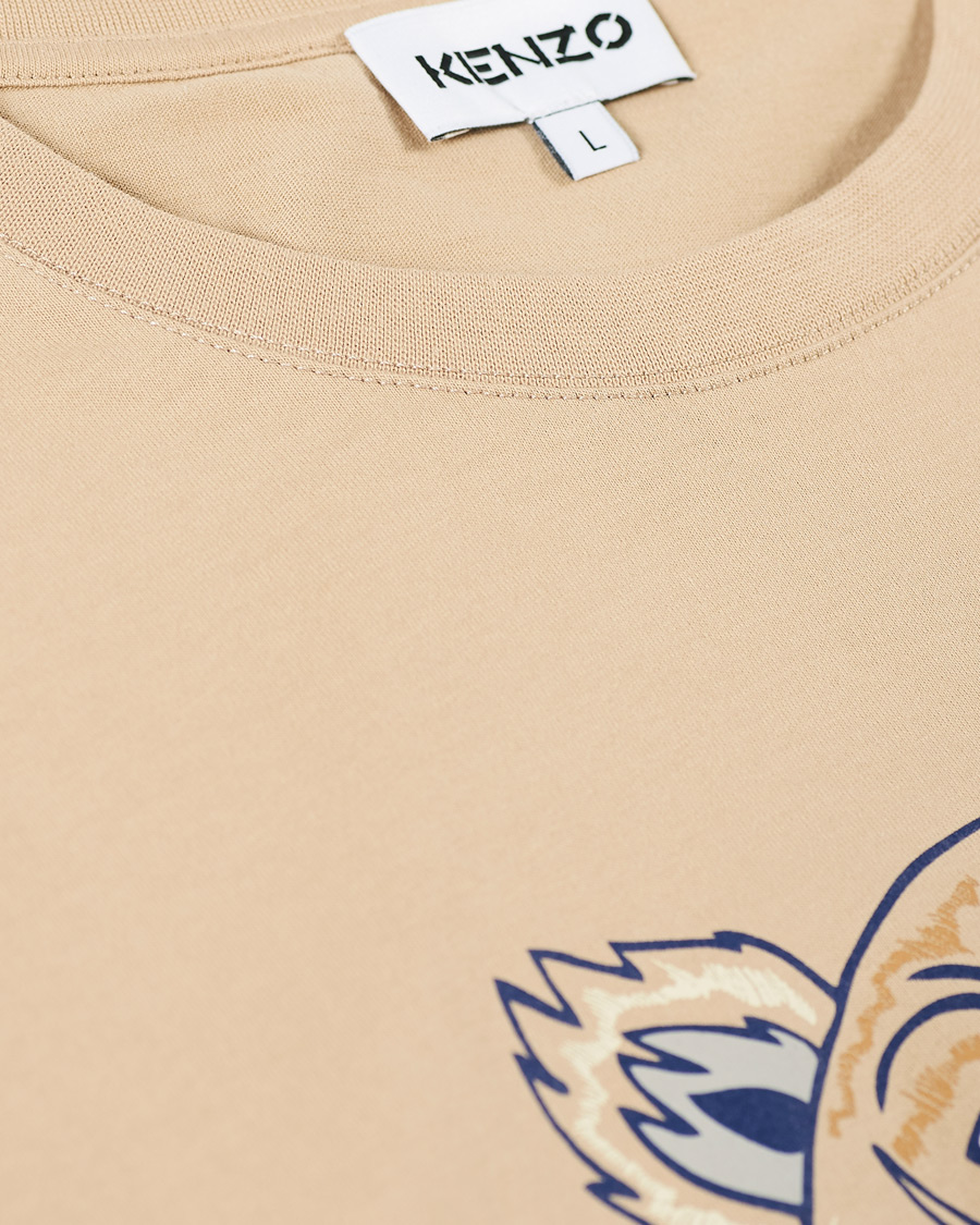 Herr | T-Shirts | KENZO | Tiger Crew Neck Tee Beige