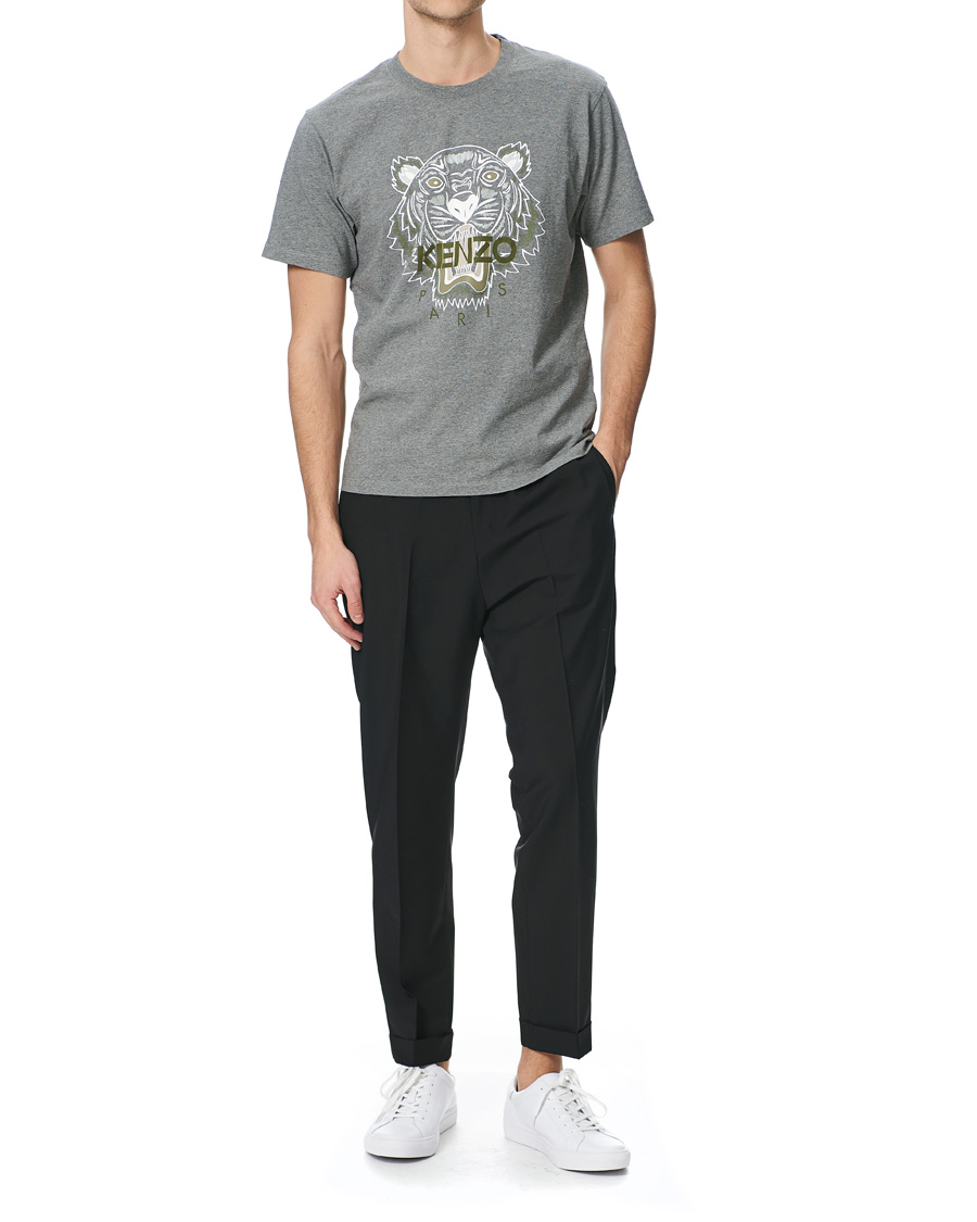 Herr | T-Shirts | KENZO | Tiger Crew Neck Tee Dove Grey