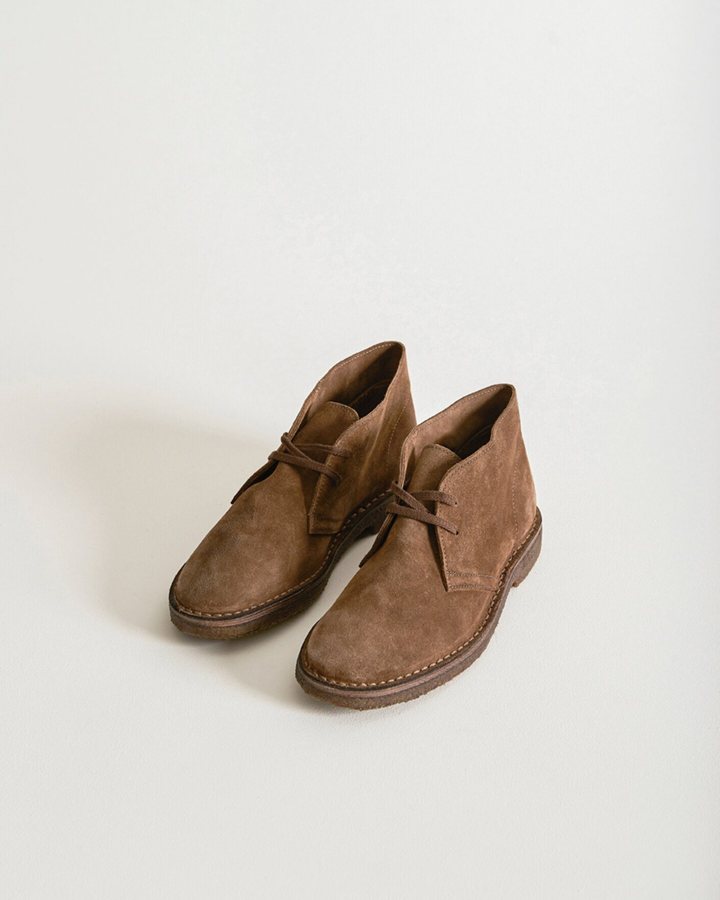 Herr | Kängor | Drake's | Clifford Suede Desert Boots Light Brown