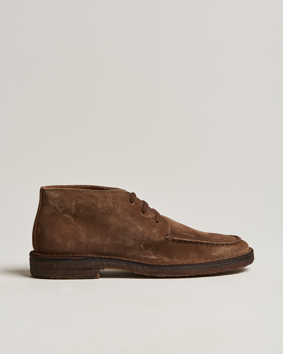 Herr | Kängor | Drake's | Crosby Moc-Toe Suede Chukka Boots Brown