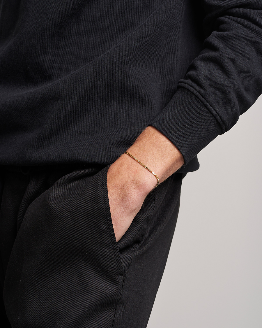 Herr | Tom Wood | Tom Wood | Square Bracelet Gold