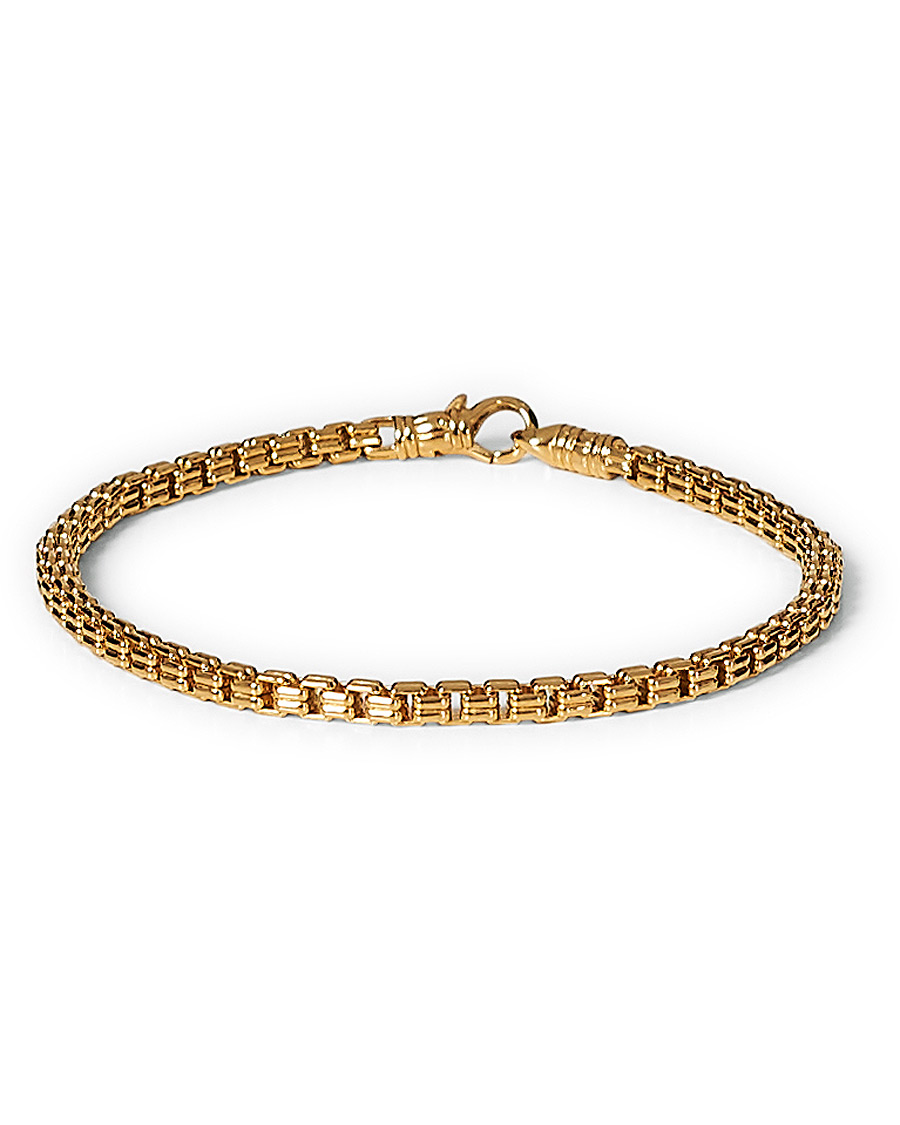 Herr | Tom Wood Venetian Bracelet Double M Bracelet Gold | Tom Wood | Venetian Bracelet Double M Bracelet Gold