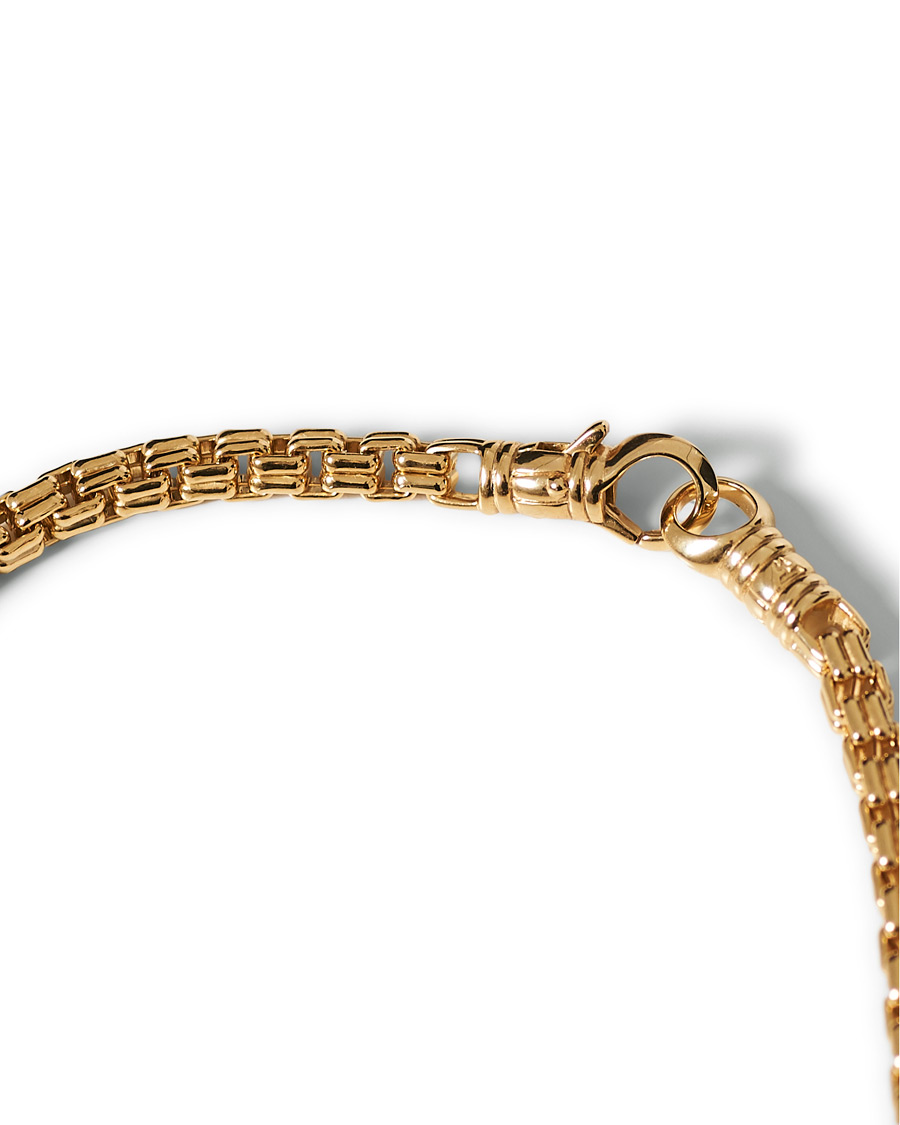 Herr | Tom Wood Venetian Bracelet Double M Bracelet Gold | Tom Wood | Venetian Bracelet Double M Bracelet Gold