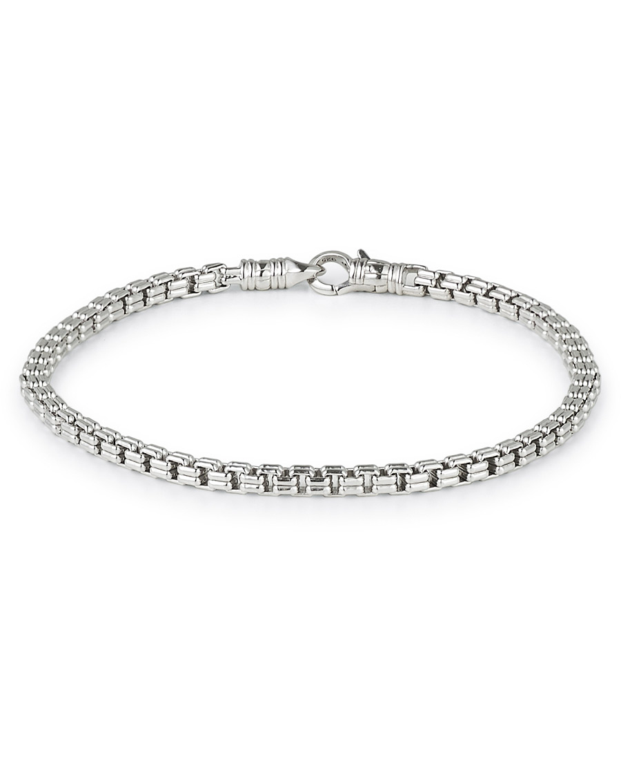 Herr | Tom Wood Venetian Bracelet Double M Bracelet Silver | Tom Wood | Venetian Bracelet Double M Bracelet Silver