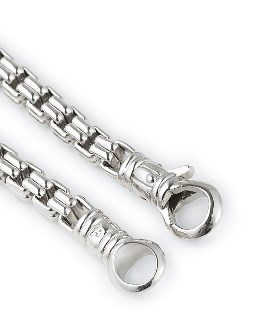 Herr | Tom Wood Venetian Bracelet Double M Bracelet Silver | Tom Wood | Venetian Bracelet Double M Bracelet Silver