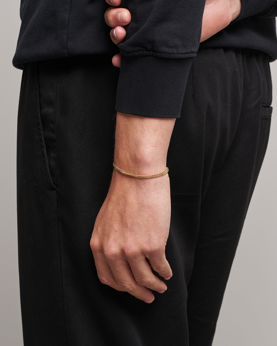 Herr | New Nordics | Tom Wood | Curb Bracelet M Gold