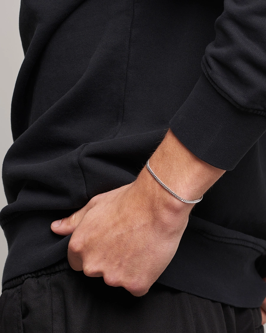 Herr | Tom Wood | Tom Wood | Curb Bracelet M Silver