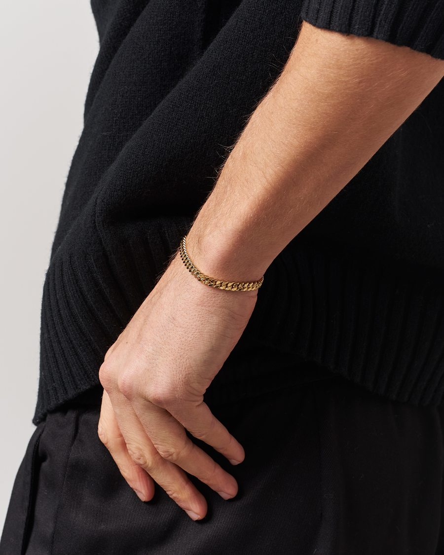 Herr | Tom Wood | Tom Wood | Curb Bracelet L Gold