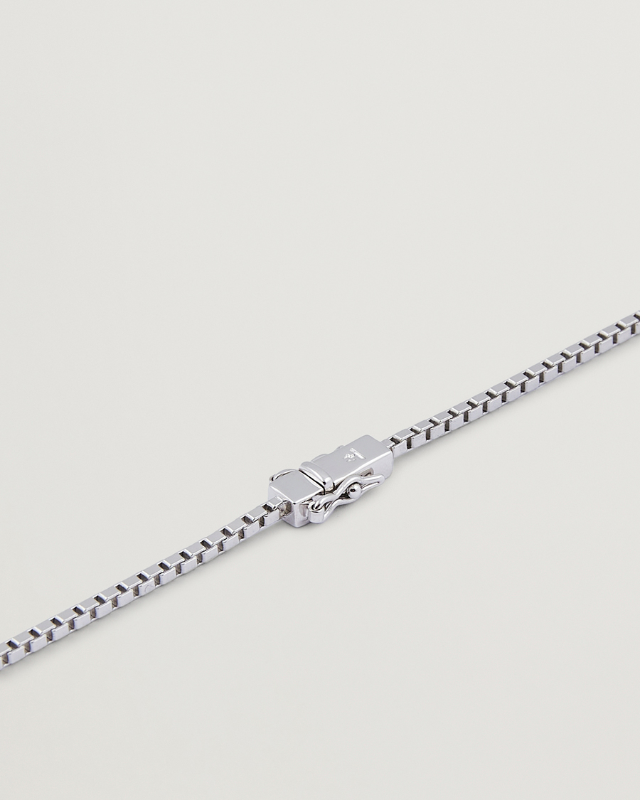 Herr | Tom Wood Square Chain M Necklace Silver | Tom Wood | Square Chain M Necklace Silver