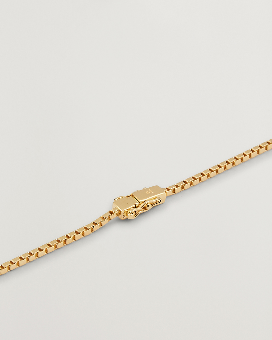 Herr | Tom Wood Square Chain M Necklace Gold | Tom Wood | Square Chain M Necklace Gold