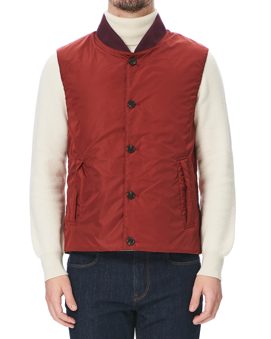 Herr | Jackor | Mackintosh | Dundee Padded Liner Brick Red