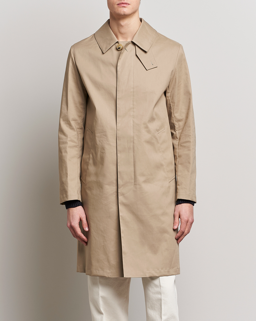 Herr | Höstjackor | Mackintosh | Manchester Car Coat Fawn