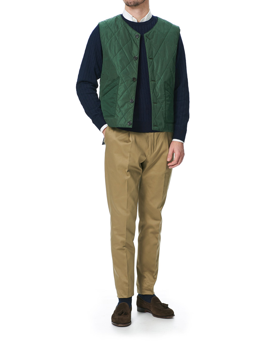 Herr | Jackor | Mackintosh | Hig Quilted Liner Green