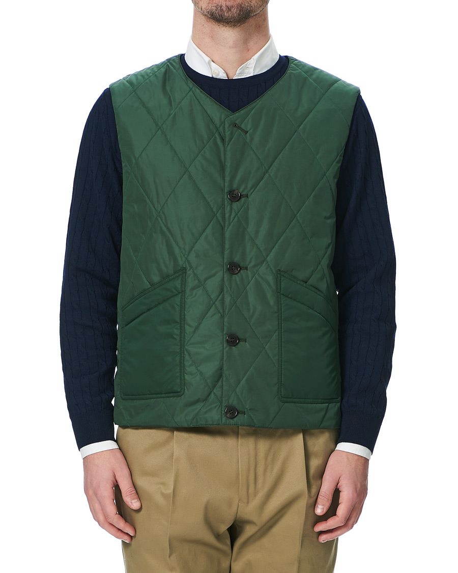 Herr | Jackor | Mackintosh | Hig Quilted Liner Green