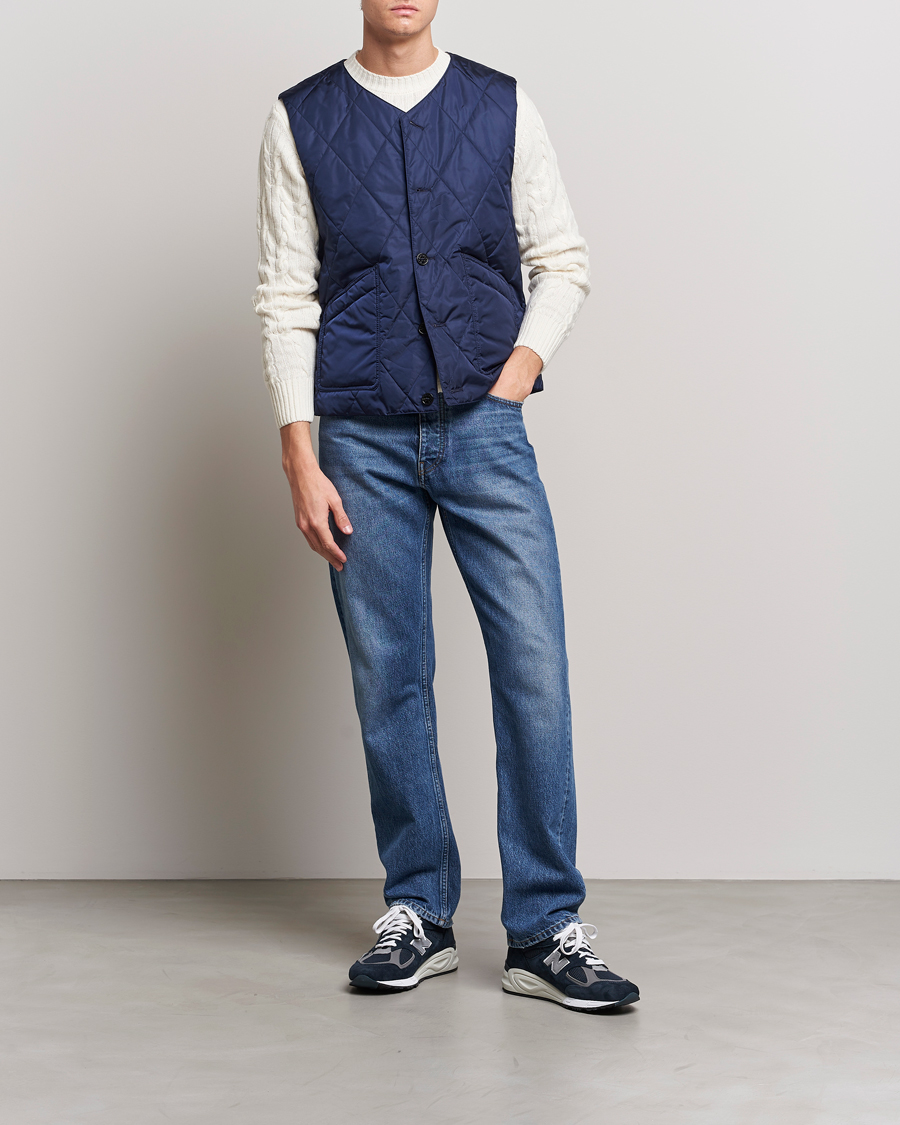 Herr | Västar | Mackintosh | Hig Quilted Liner Blue