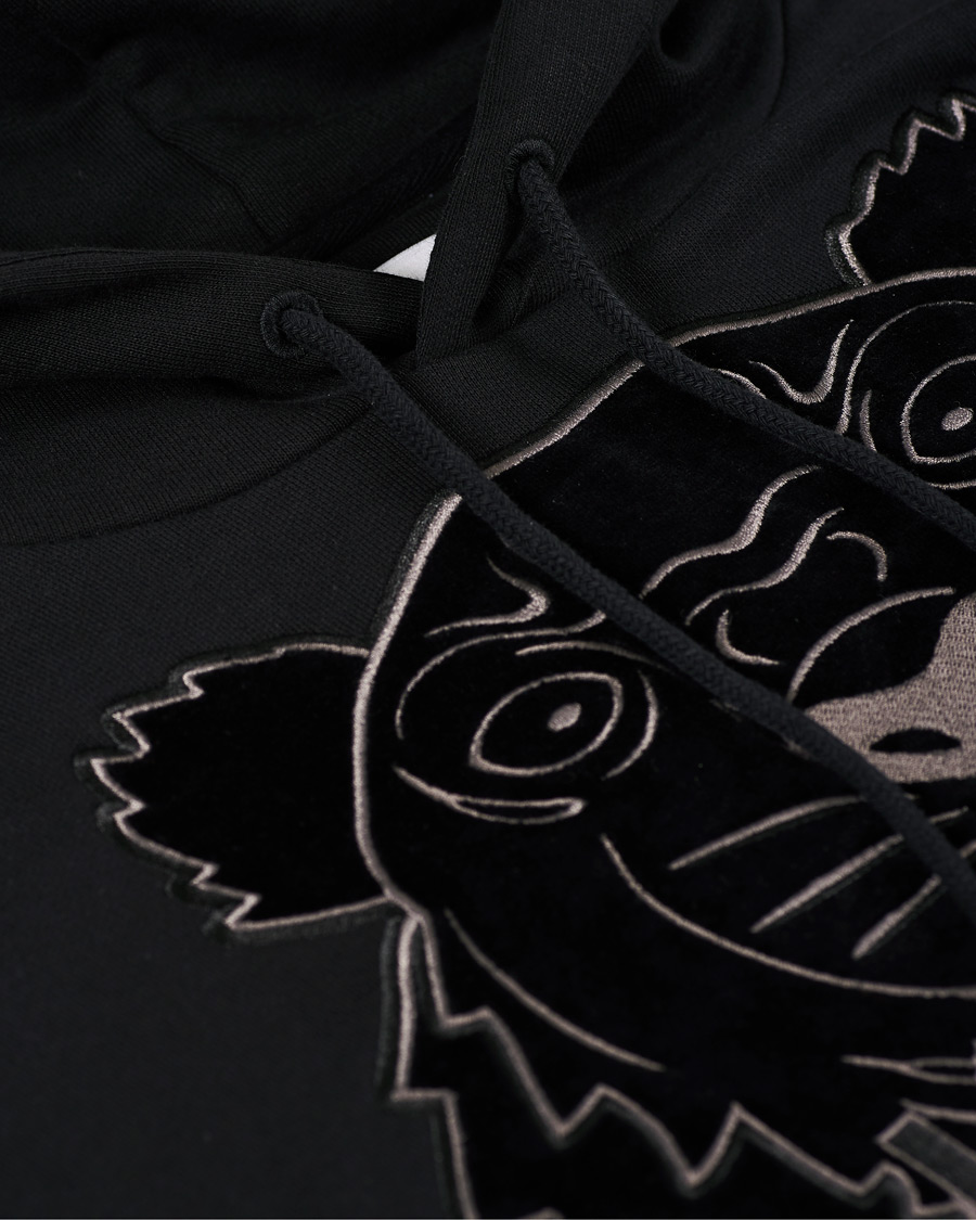 Herr | Jackor | KENZO | Velvet Tiger Head Hoodie Black