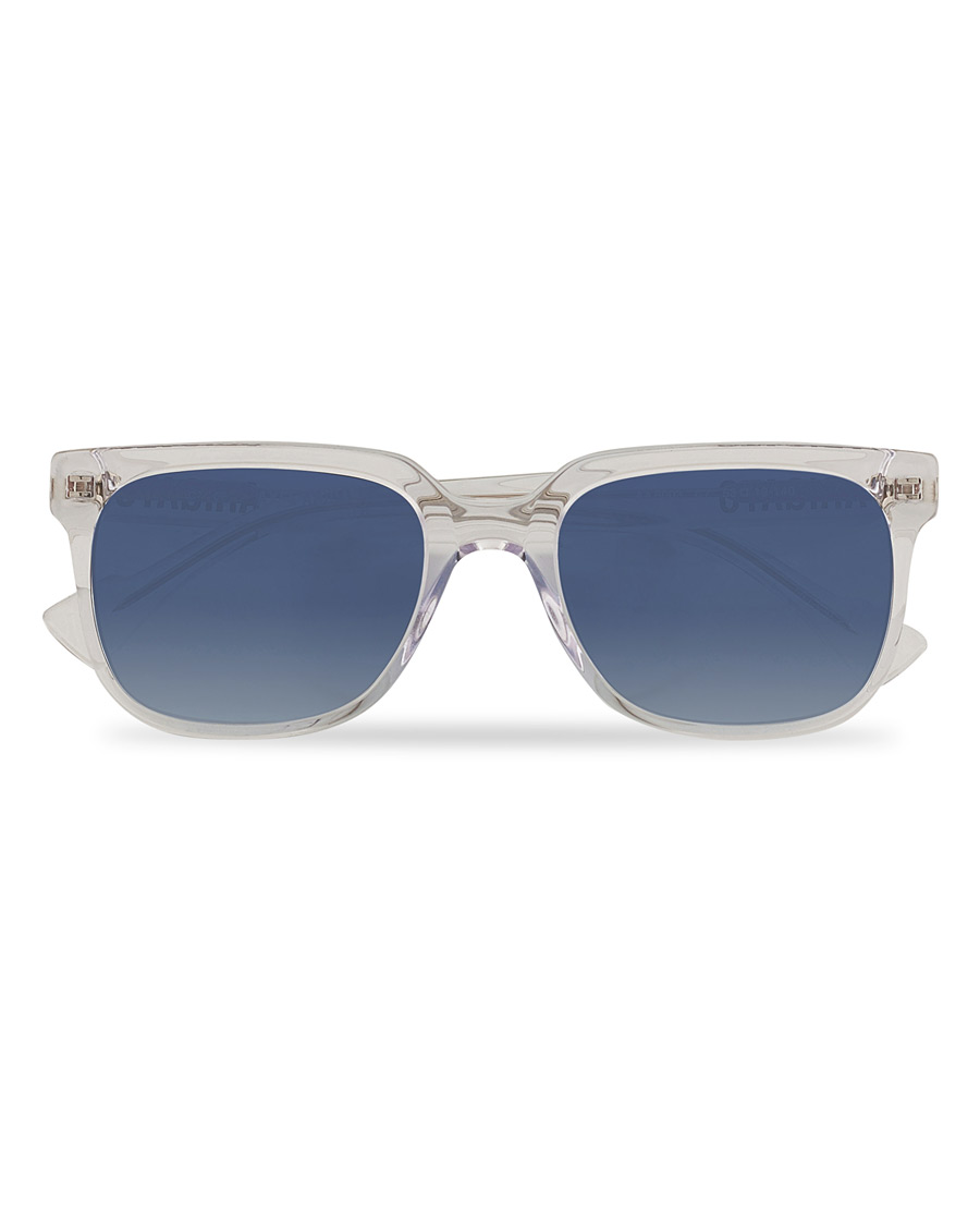 Herr | Axel Arigato Jet Square Sunglasses Clear crystal/fading blue | Axel Arigato | Jet Square Sunglasses Clear crystal/fading blue