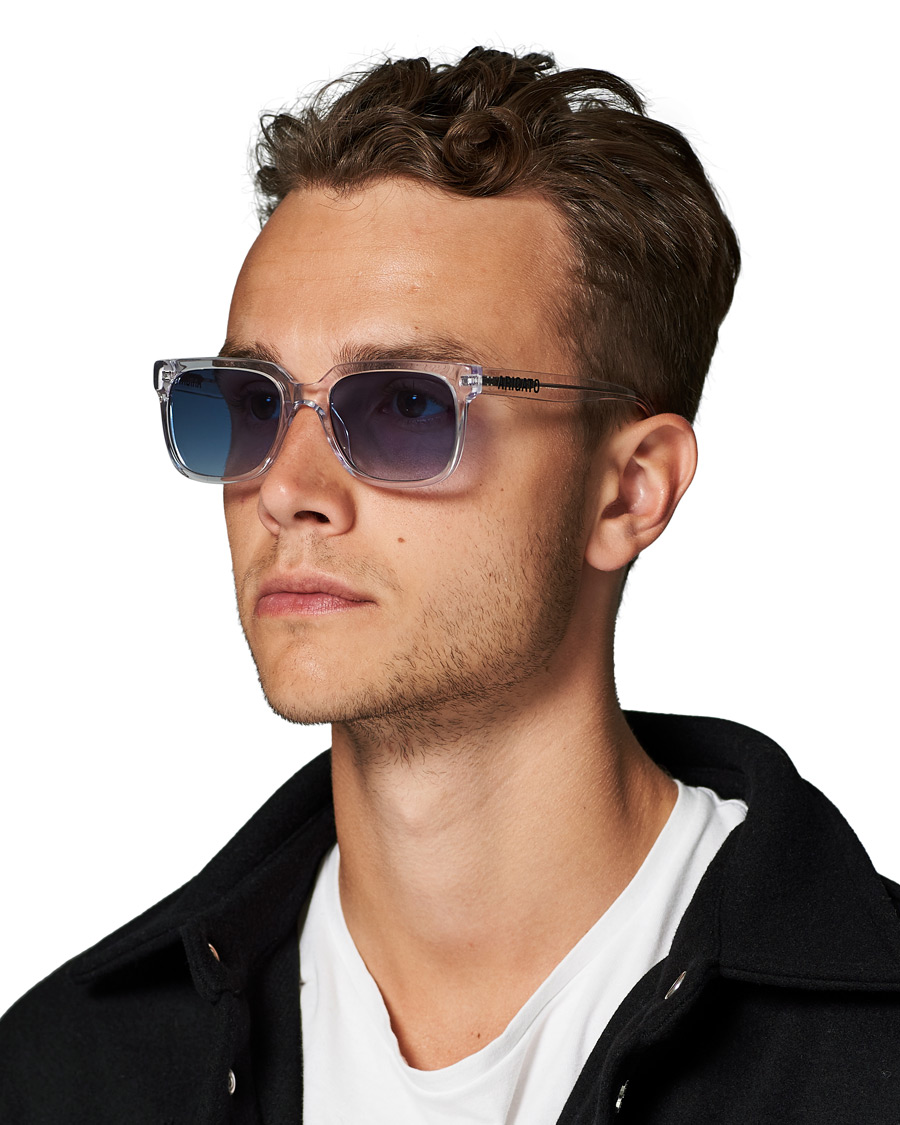 Herr | Axel Arigato Jet Square Sunglasses Clear crystal/fading blue | Axel Arigato | Jet Square Sunglasses Clear crystal/fading blue