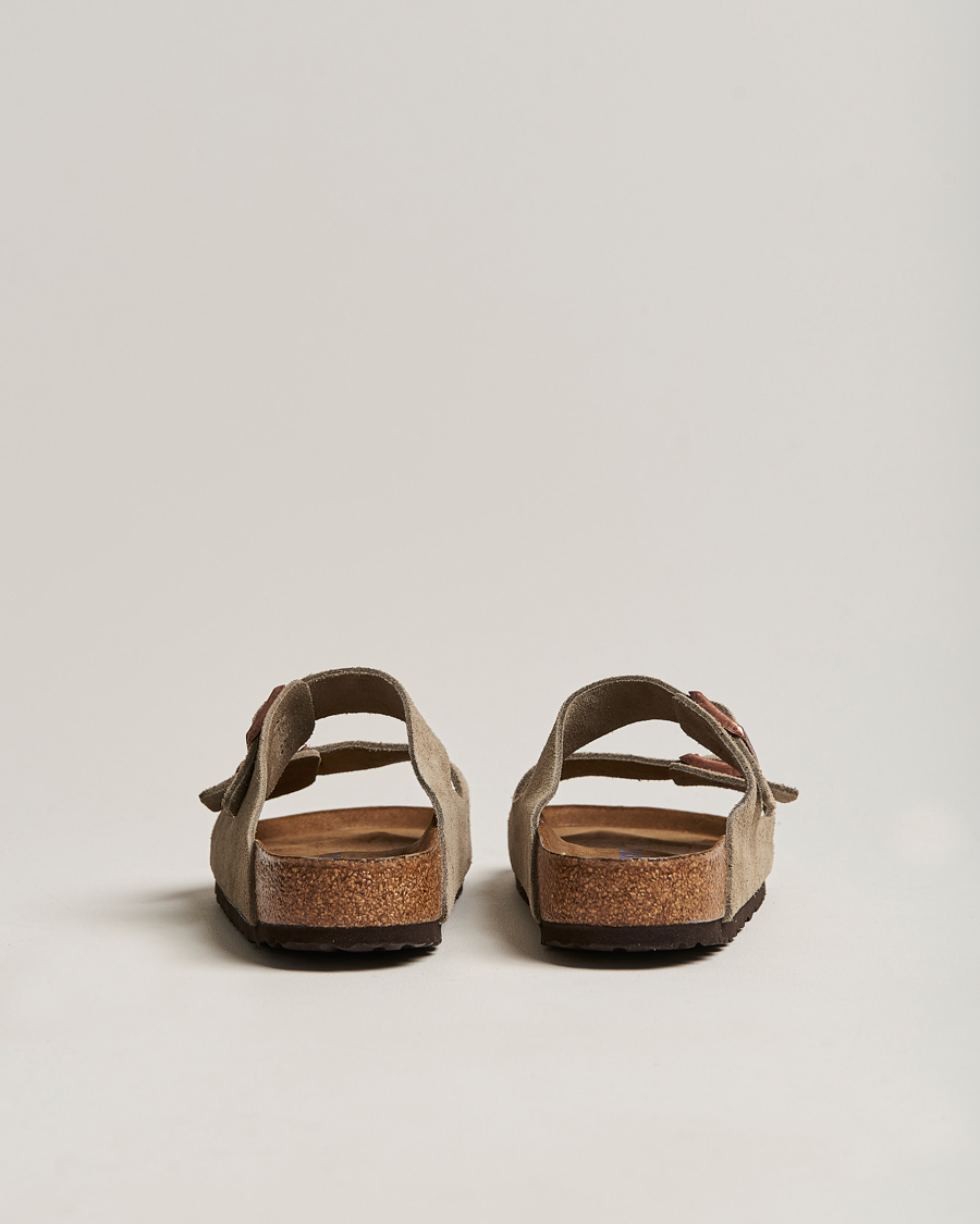 Herr | Sandaler & Tofflor | BIRKENSTOCK | Arizona Soft Footbed Taupe Suede