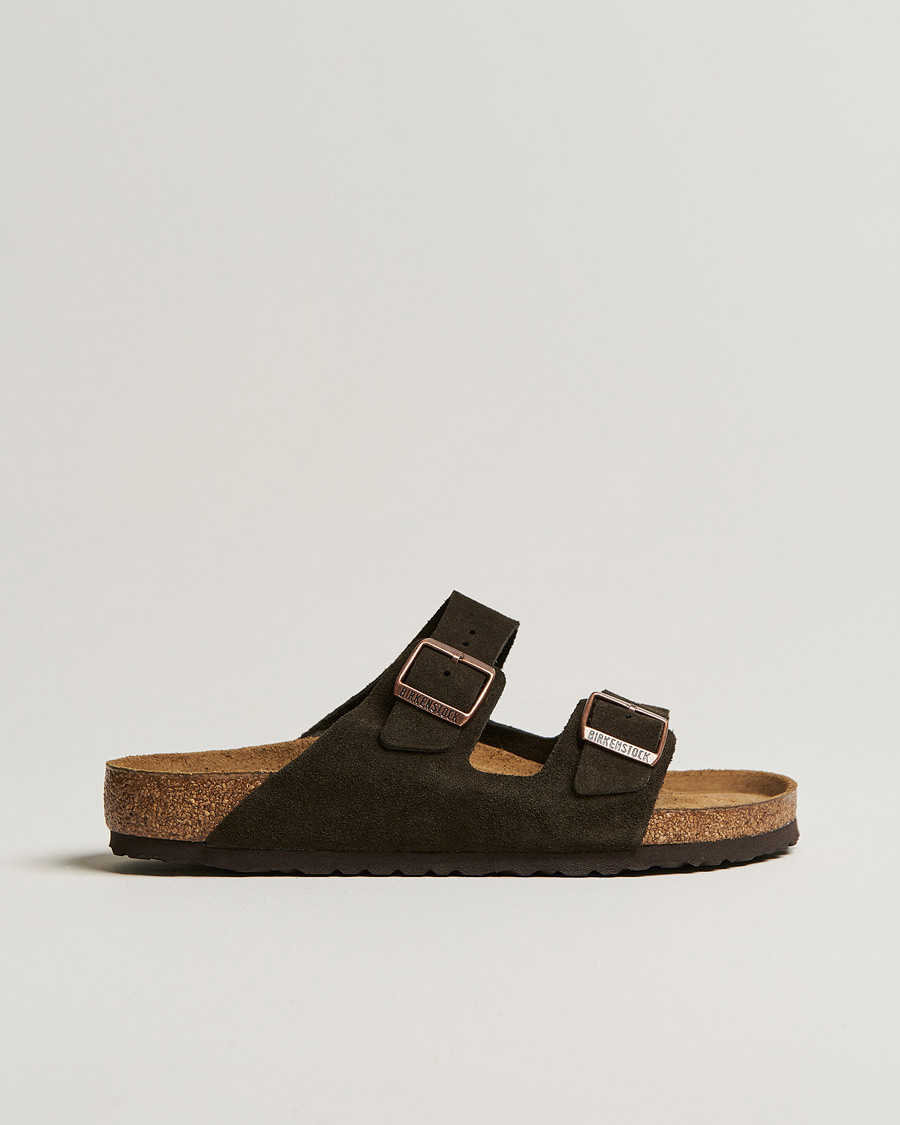 Herr | Sandaler & Tofflor | BIRKENSTOCK | Arizona Soft Footbed Mocca Suede