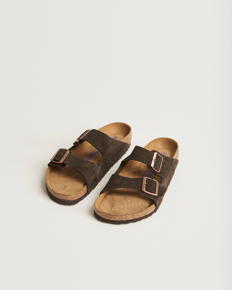 Herr | Sandaler & Tofflor | BIRKENSTOCK | Arizona Soft Footbed Mocca Suede