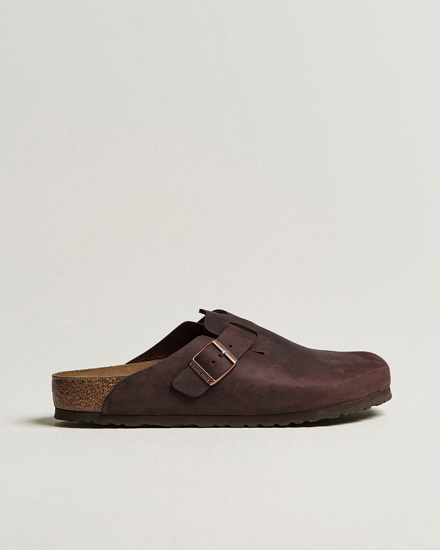 Herr | Sommarskor | BIRKENSTOCK | Boston Classic Footbed Habana Oiled Leather