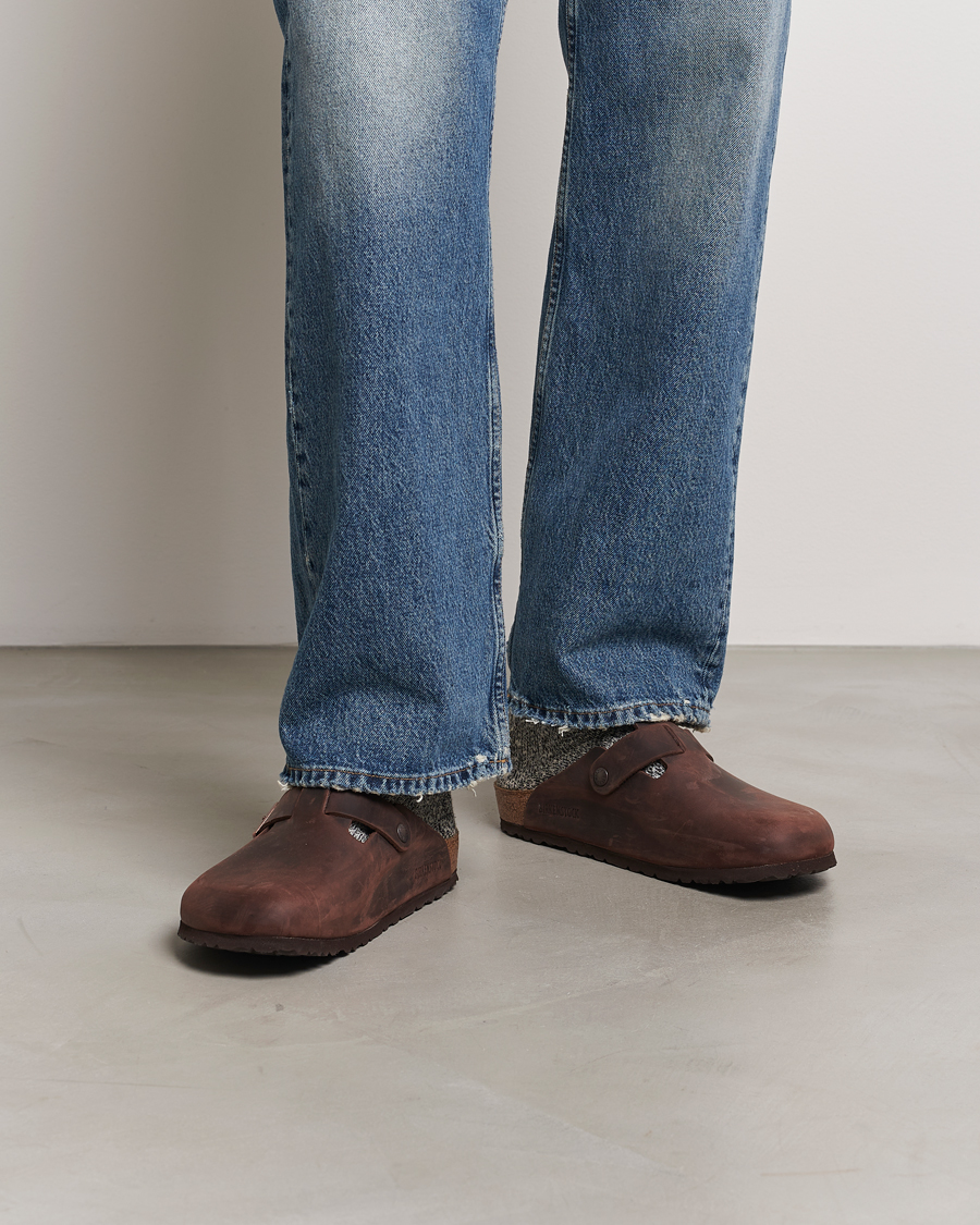 Herr | Sandaler & Tofflor | BIRKENSTOCK | Boston Classic Footbed Habana Oiled Leather